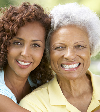 Senior Woman and Daughter